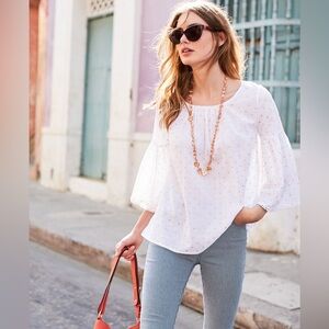 Boden Tilda Glitter 100% Cotton Blouse